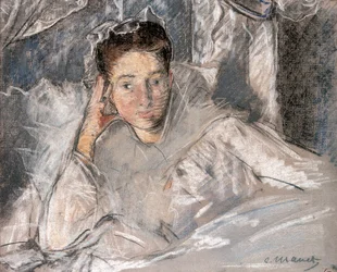 Mme Loubens im Bett
